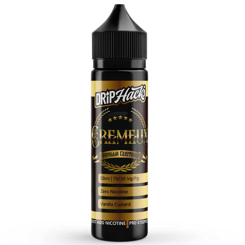 Drip Hacks Cremeux 0mg 50ml Short Fill E-Liquid